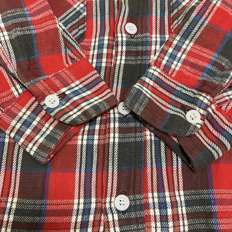 60s King Kole Heavy Nel Shirts 皿ボタン SIZE ML | H 60s King Kole Heavy Nel Shirts 皿ボタン SIZE ML | H