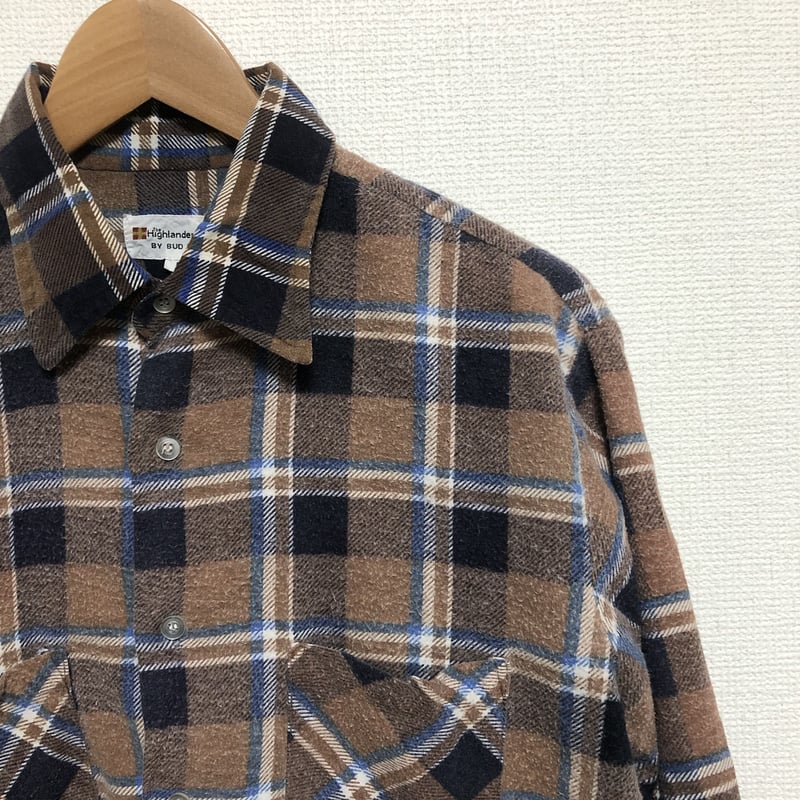 80s Highlander Flannel ネルシャツ SIZE M | HOPE STORE