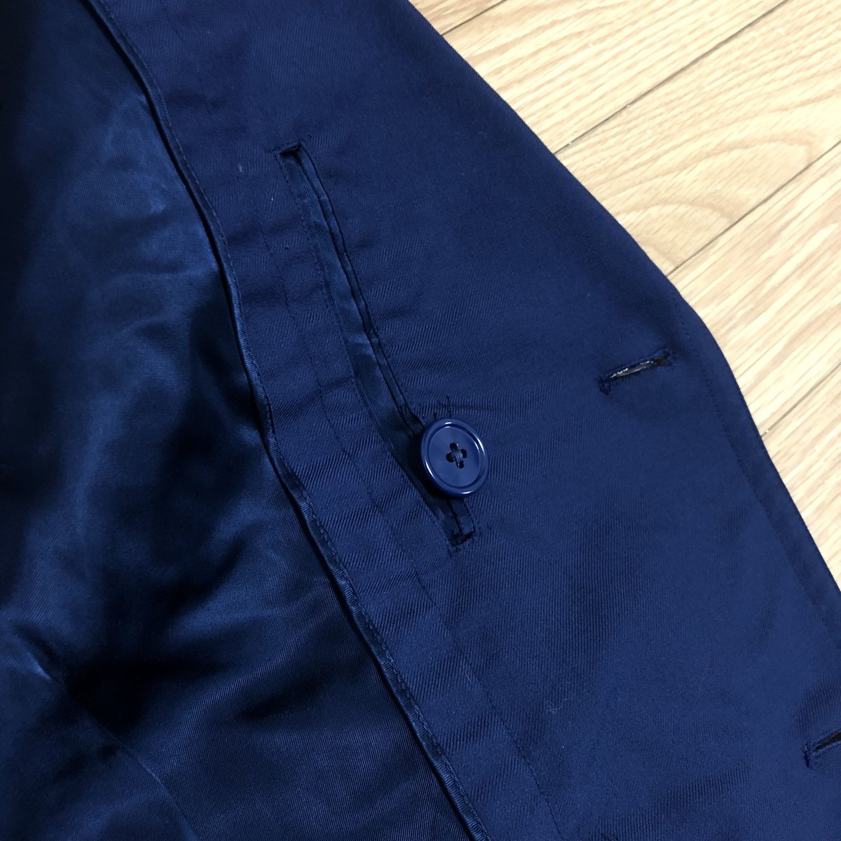 70s us navy ステンカラーコート　ヴィンテージ 美品 70s USA製 実物 米軍 USAF ステンカラー コート 紺系 38L