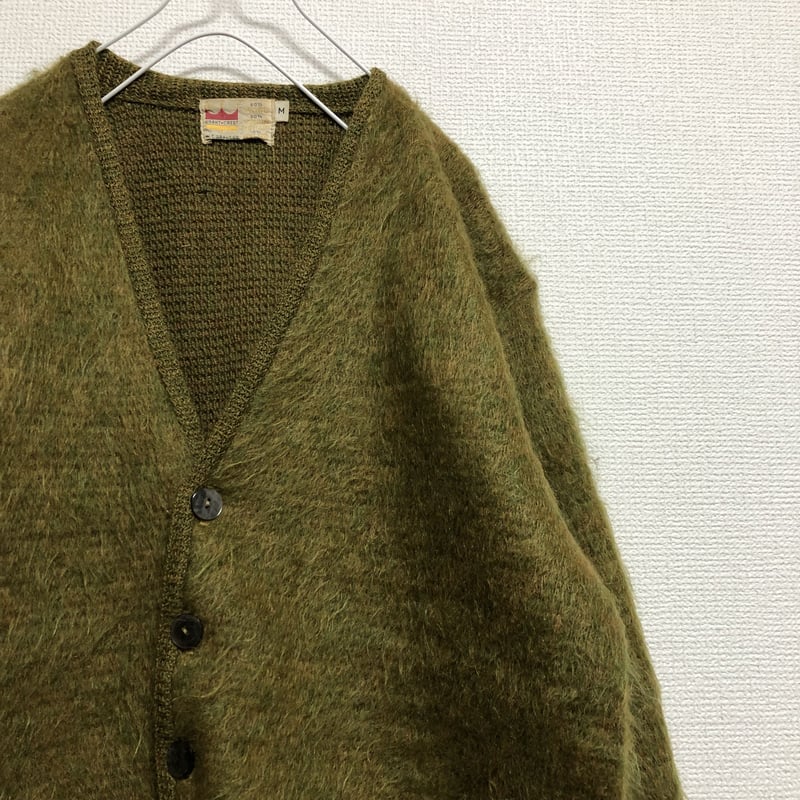 60s GRANT- CREST Vintage Mohair Cardigan 毛足長め |...