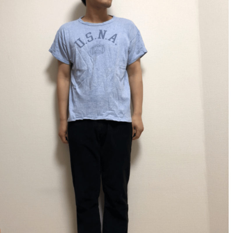 Vintage 70年代 Champion U.S.N.A 染み込み Tシャツ | HOPE 