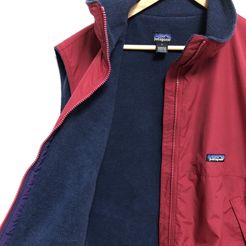希少美品◎patagonia シェルドシンチラベスト 赤 USA製 Mサイズ patagonia（パタゴニア）の「【ヴィンテージ古着】Patagonia