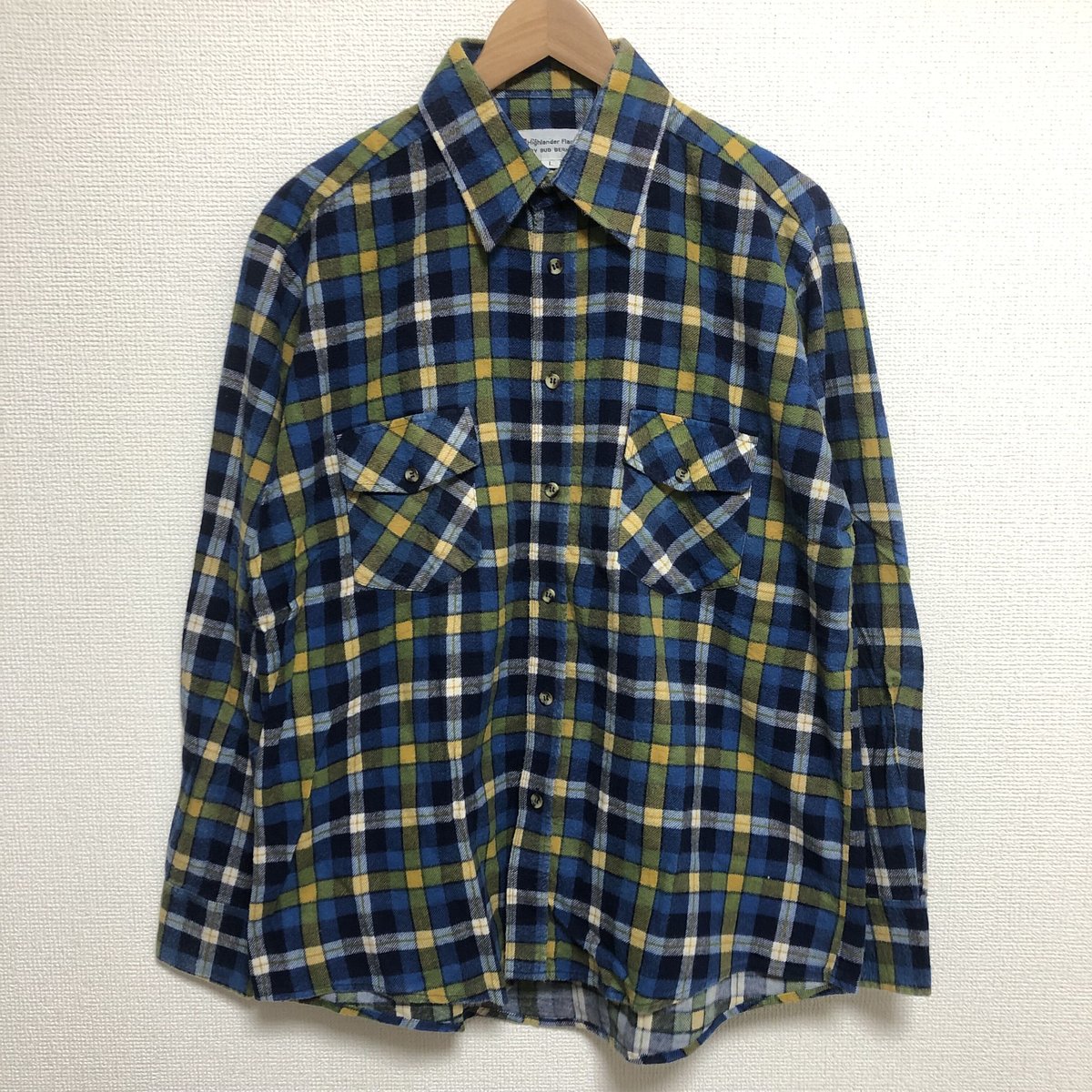 80s Highlander Flannel ネルシャツ SIZE L | HOPE STORE