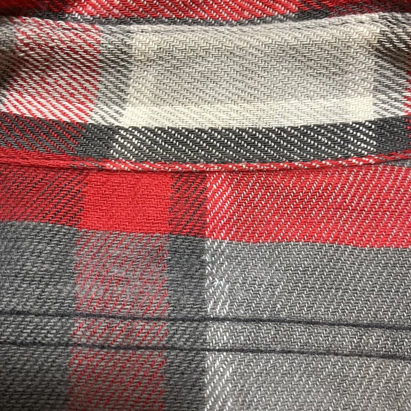 【マチ付き】〜60s BIG MAC マチネル モノクロ ヴィンテージ ボロ 60s BIG MAC? Vintage Nel Shirts マチ付き M位 | HOPE