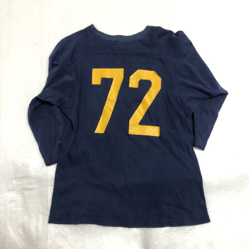 70s Champion Football T Navy SIZE M | HOPE STORE
