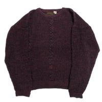 60s GRANT- CREST Vintage Mohair Cardigan 毛足長め |