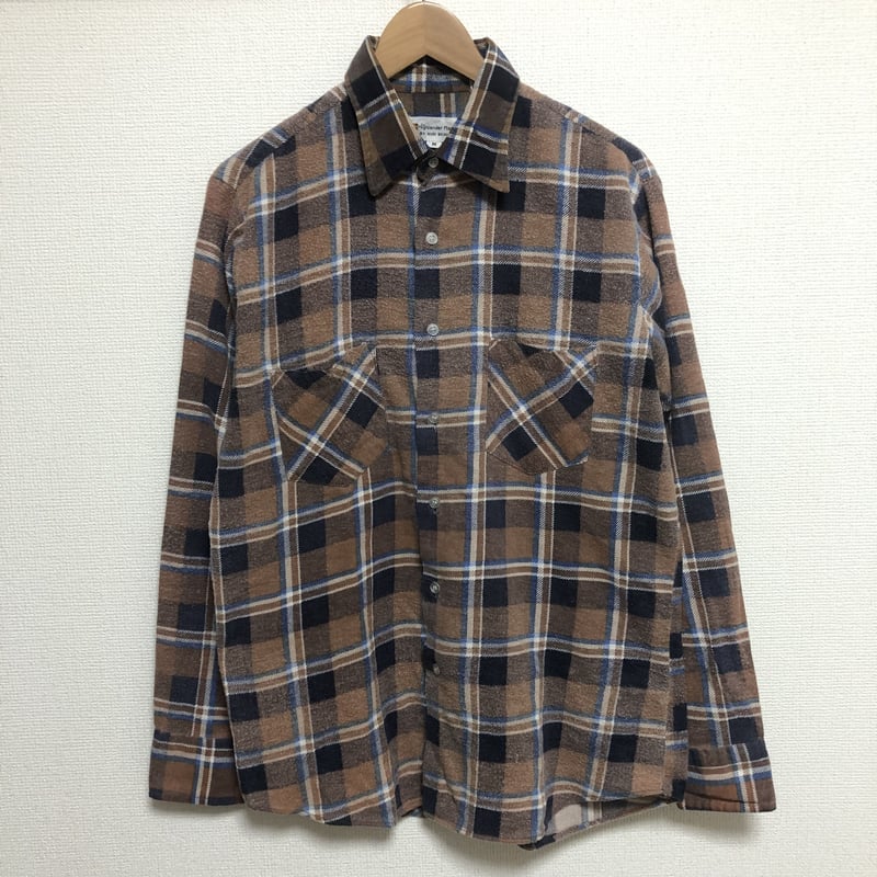 ネルシャツ ビンテージ80's○WOODLANDチェックヘビーネルシャツ赤×グレー