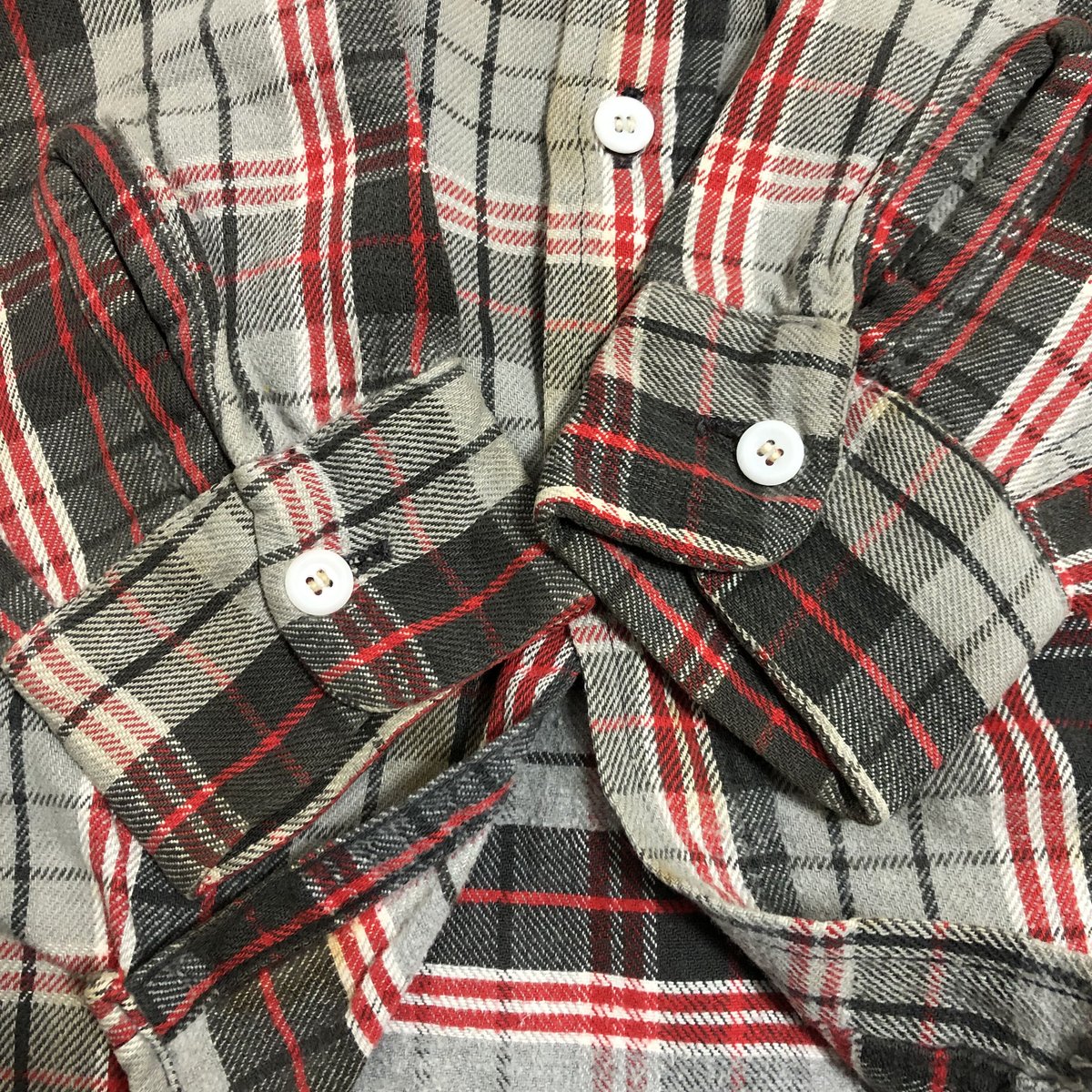 60s King Kole Vintage Flannel Shirts マチ付き Size