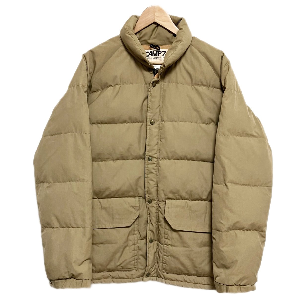 70s CAMP7 DOWN JACKET SIZE M ベージュ | HOPE STORE