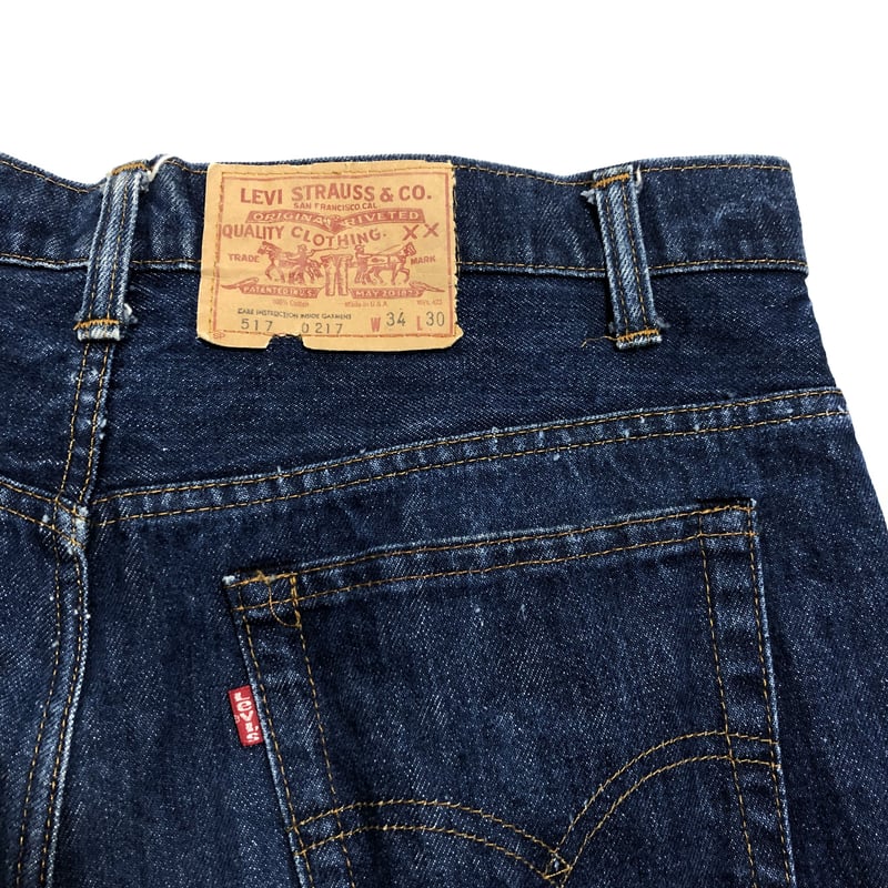 80’s Levi’s 517 66後期 USA 製 80s Levis 517 66後期 W34 L30 | HOPE STORE