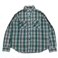 60s King Kole Heavy Nel Shirts 皿ボタン SIZE ML | H