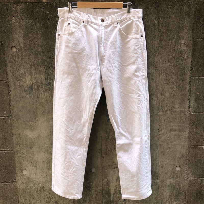 90s Levis 505 White Denim MADE IN USA W34 L30 |