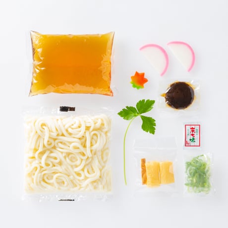 【定番】京のきつね・天婦羅・しっぽくうどん詰合せ(６人前・ちりめん山椒付き）