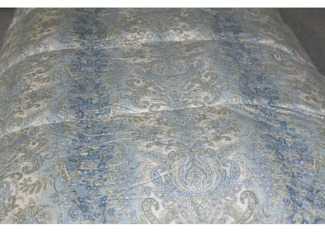 国産【羽毛布団】掛け　ダウン95％　150×210cm（シングル）ピンク / ブルー【リユース羽毛】