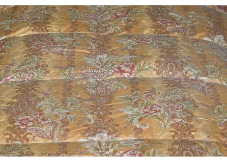国産【羽毛布団】掛け　ダウン90％　150×210cm（シングル）ピンク / ブルー【リユース羽毛】