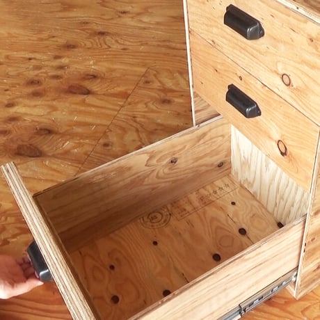 【PDF】DIY製作図面　Plywood chest