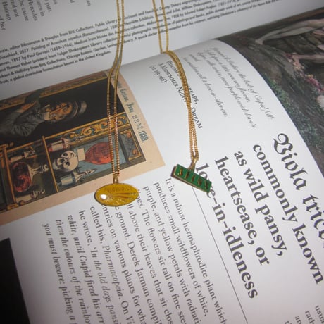 CZECH PINS NECKLACE