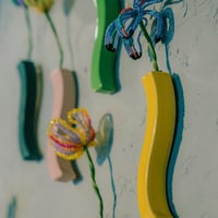 【FTBL】wall hanging vase（wave）Lサイズ