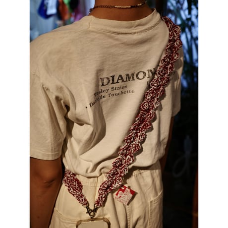 HAMAMOTO NATSUMI ｜ Phone strap (Red×White)