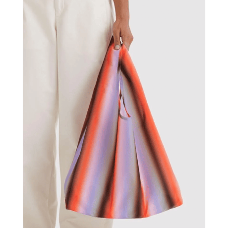 STANDARD BAGGU ｜ グラデーションストライプ　オレンジ×パープル