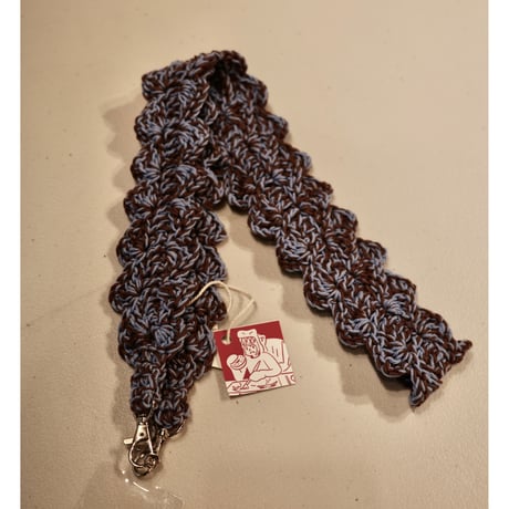 HAMAMOTO NATSUMI ｜ Phone strap (Blue×Brown)