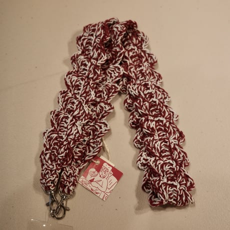 HAMAMOTO NATSUMI ｜ Phone strap (Red×White)