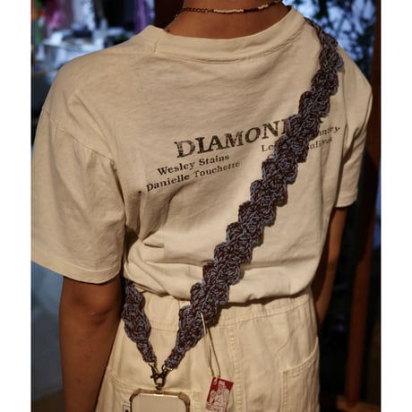 HAMAMOTO NATSUMI ｜ Phone strap (Blue×Brown)
