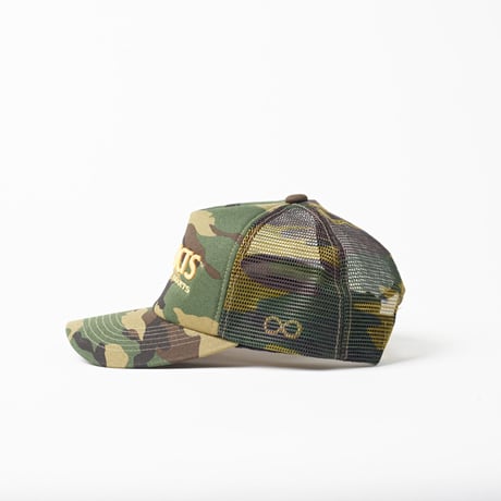 DICTSメッシュキャップ　カモイエロー