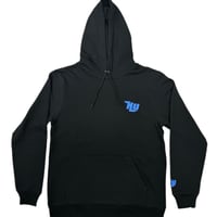 2024 HIDEUP ジップアップパーカー ブラック/ブルー | HIDEUP ONLIN