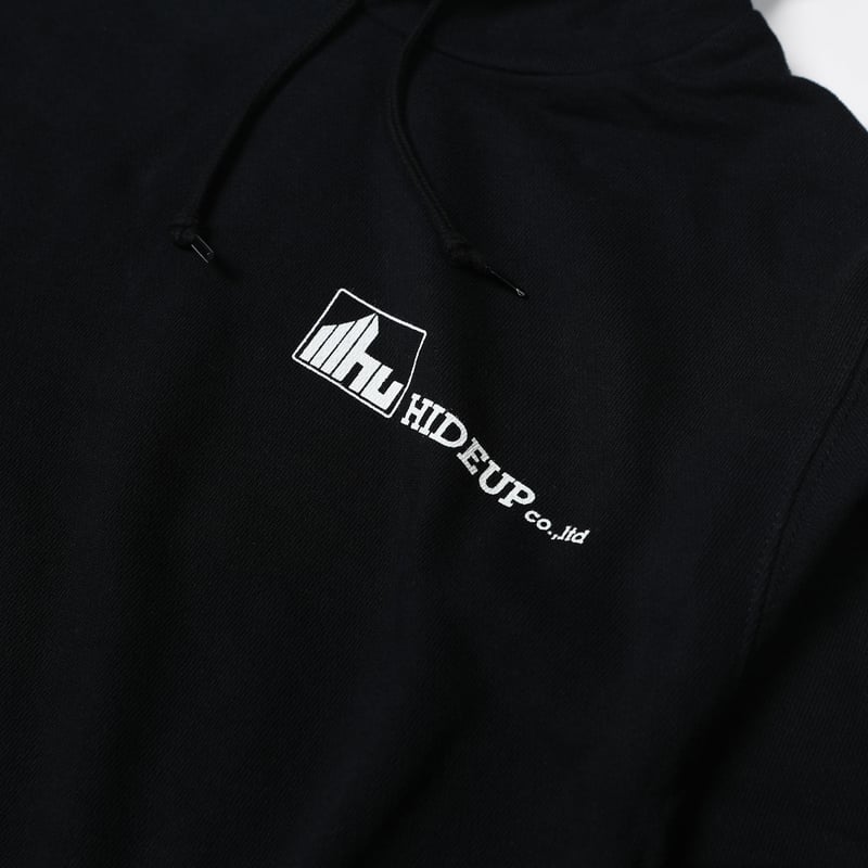 HIDEUPプルオーバーパーカー ブラック | HIDEUP ONLINE STORE HIDEUPプルオーバーパーカー ブラック | HIDEUP ONLINE STORE