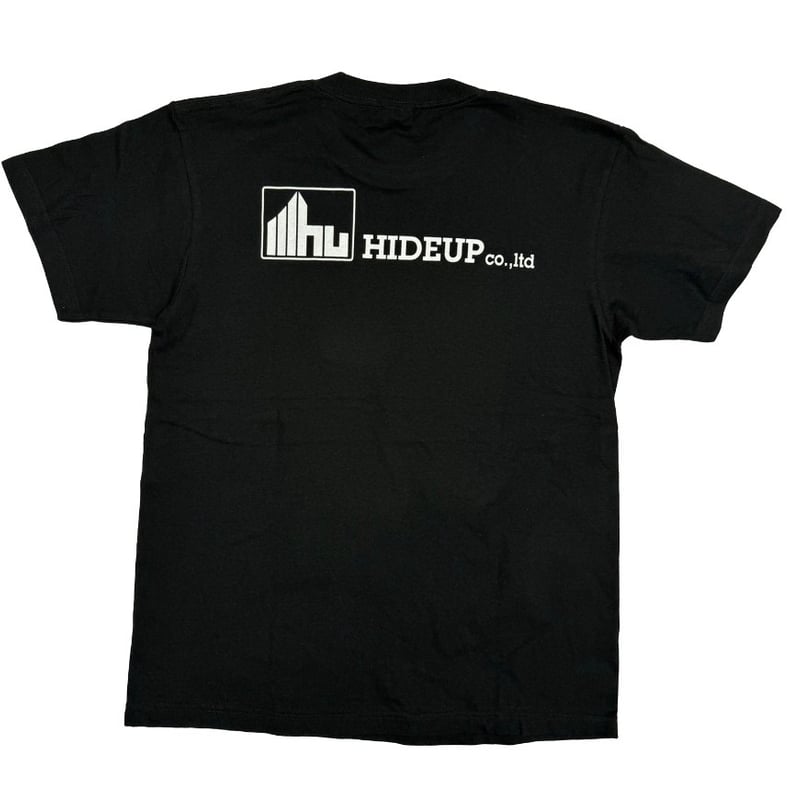 HIDEUPロゴTシャツ ブラック | HIDEUP ONLINE STORE