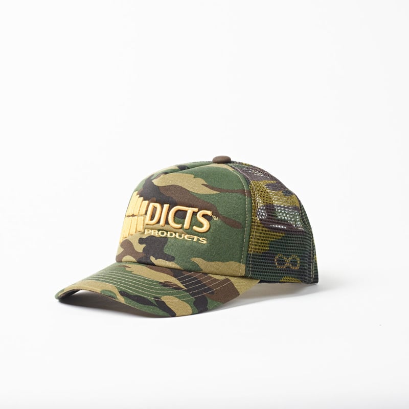 DICTSメッシュキャップ カモイエロー | HIDEUP ONLINE STORE