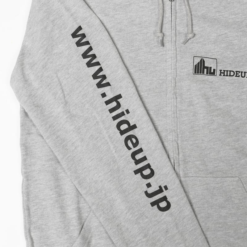 HIDEUPジップアップパーカー グレー | HIDEUP ONLINE STORE HIDEUPジップアップパーカー グレー | HIDEUP ONLINE STORE