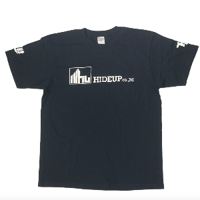 2024  HIDEUP メインロゴTシャツ ネイビー/ホワイト