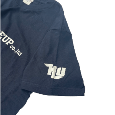 2024  HIDEUP メインロゴTシャツ ホワイト/HIDEUP BLUE