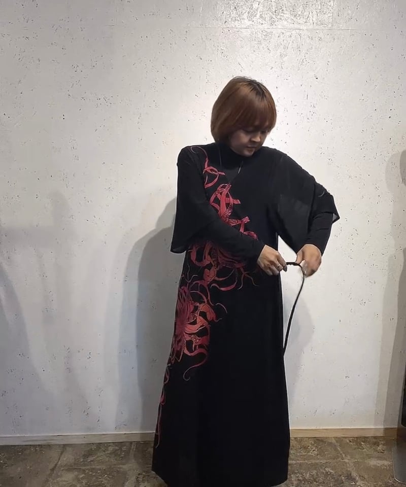 カシュクールワンピース（キセログラフィカ） | t-guma (てぃーぐま)