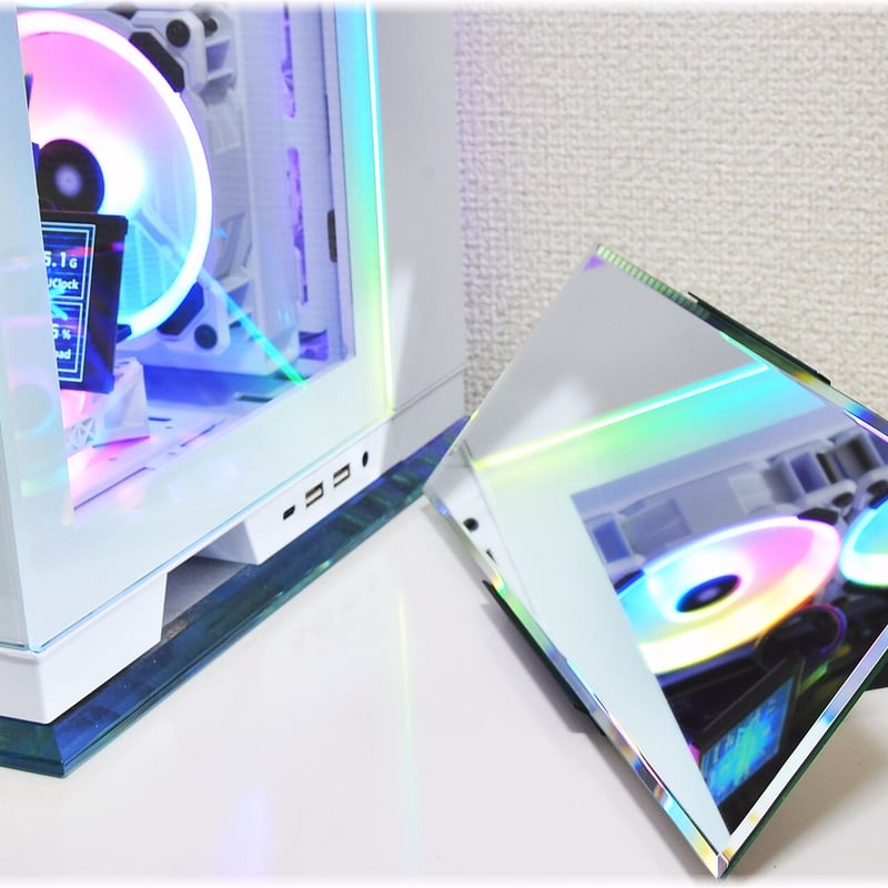 みら様　オーダーパソコン ☆規定寸法/訳有品☆ GPUトップミラー・外周鏡面斜面研磨