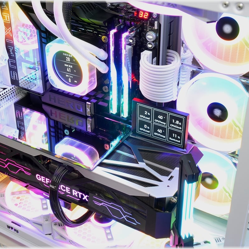 みら様　オーダーパソコン ☆規定寸法/訳有品☆ GPUトップミラー・外周鏡面斜面研磨
