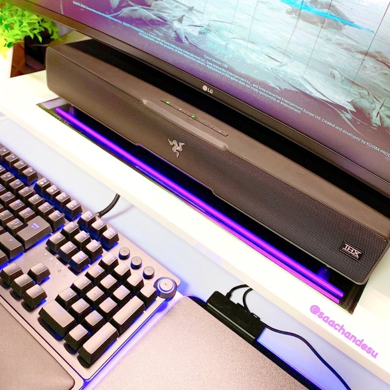 Razer Leviathan V2 Pro（※横幅600㎜）・Razer Chroma LE
