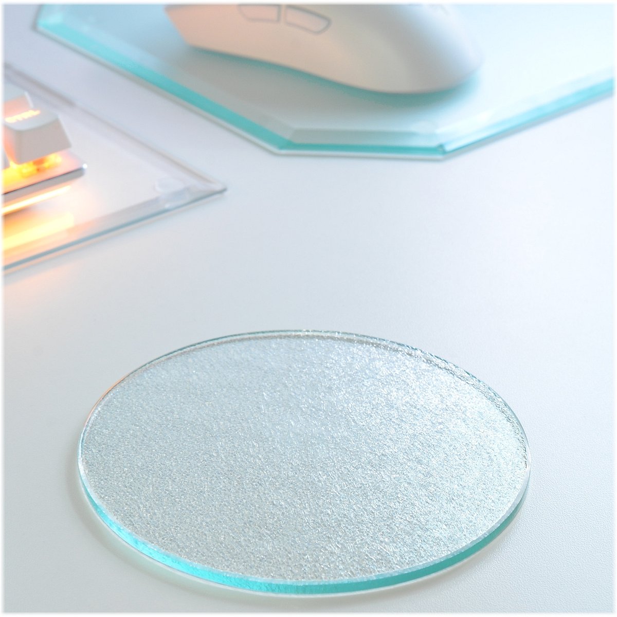 霞ガラスコースター・円形Φ120/直径120㎜ | 吉村特殊パーツ製作所