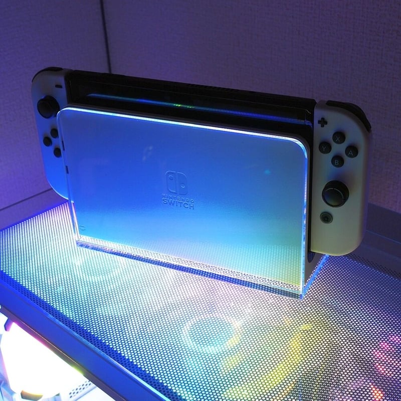 Nintendo Switch ガラス＆ミラーカバー【ホコリ防止 防塵 ガラス