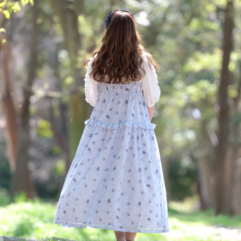 Violette Ruban Camisole メゾンドミネット　ワンピース 予約】Violette Ruban Camisole Dress | Maison de m