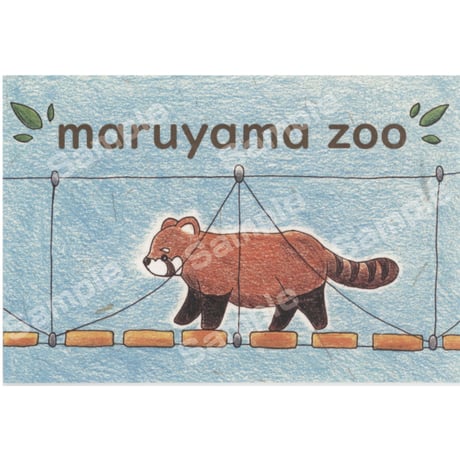 さっぽろ円山動物園ポストカード展2023　46やまめ作品
