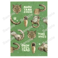 さっぽろ円山動物園ポストカード展2026　34朱丸。