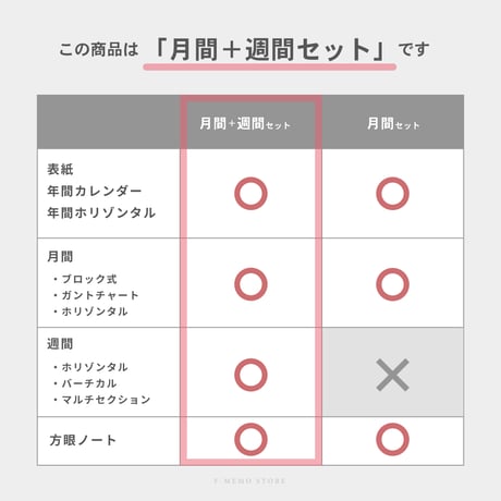 【2026年】A5手帳リフィル（印刷用PDF）〈月間＋週間セット〉｜カフェモカ