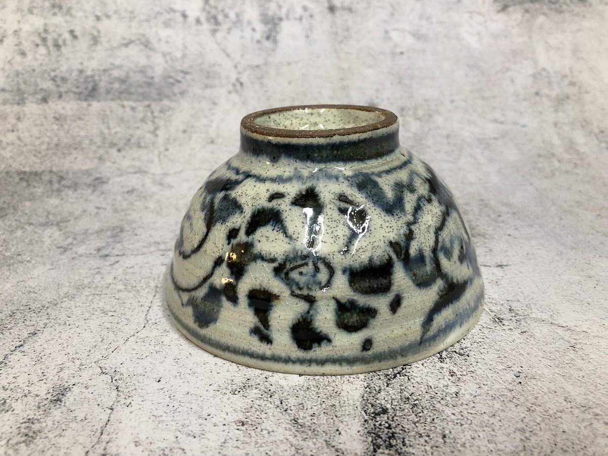 安南花唐草飯茶碗 大 | TAKUMIうさぎ屋