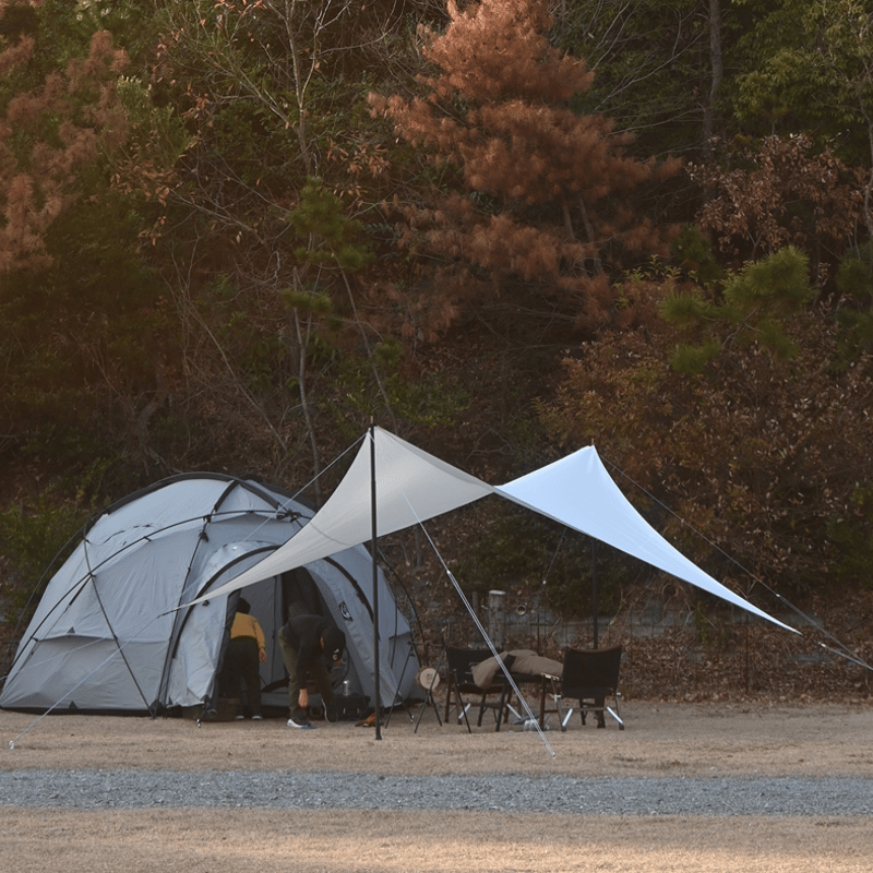 ブランド品専門の Telo tarp looks teloタープ ホワイト テント/タープ