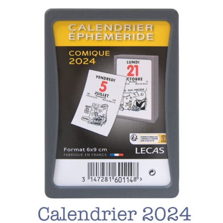 【セール中♪】ca10パリの雑貨 2024年日めくりカレンダー/LECAS/ルカ フランスの文房具 【普通郵便送料無料】