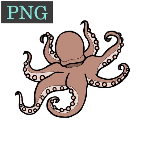 【PNG】タコ／octopus
