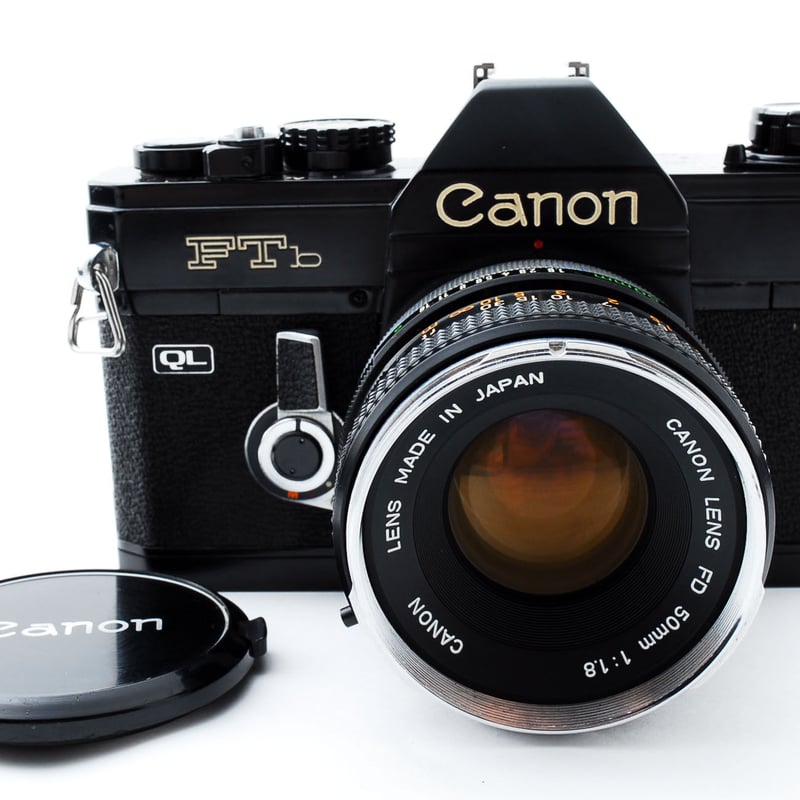CANON キヤノン FTb 黒 本体 canon lens FD 50mm - フィルムカメラ